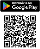 Disponível no Google Play com QR Code